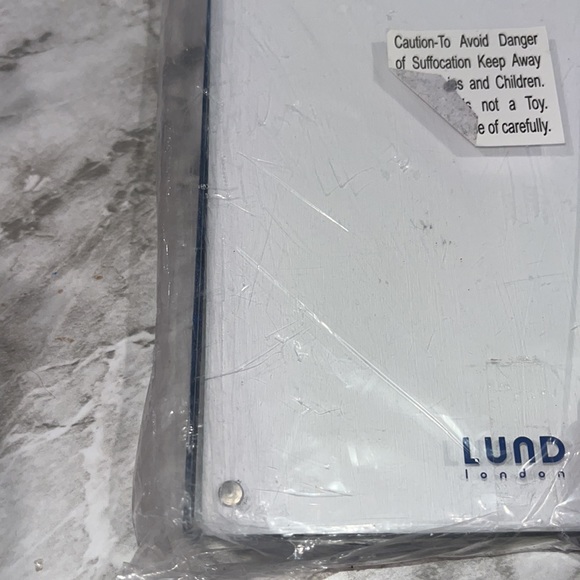 NEW LUND London skittle magnet frame 5x7 in blue picture frame - Picture 2 of 2